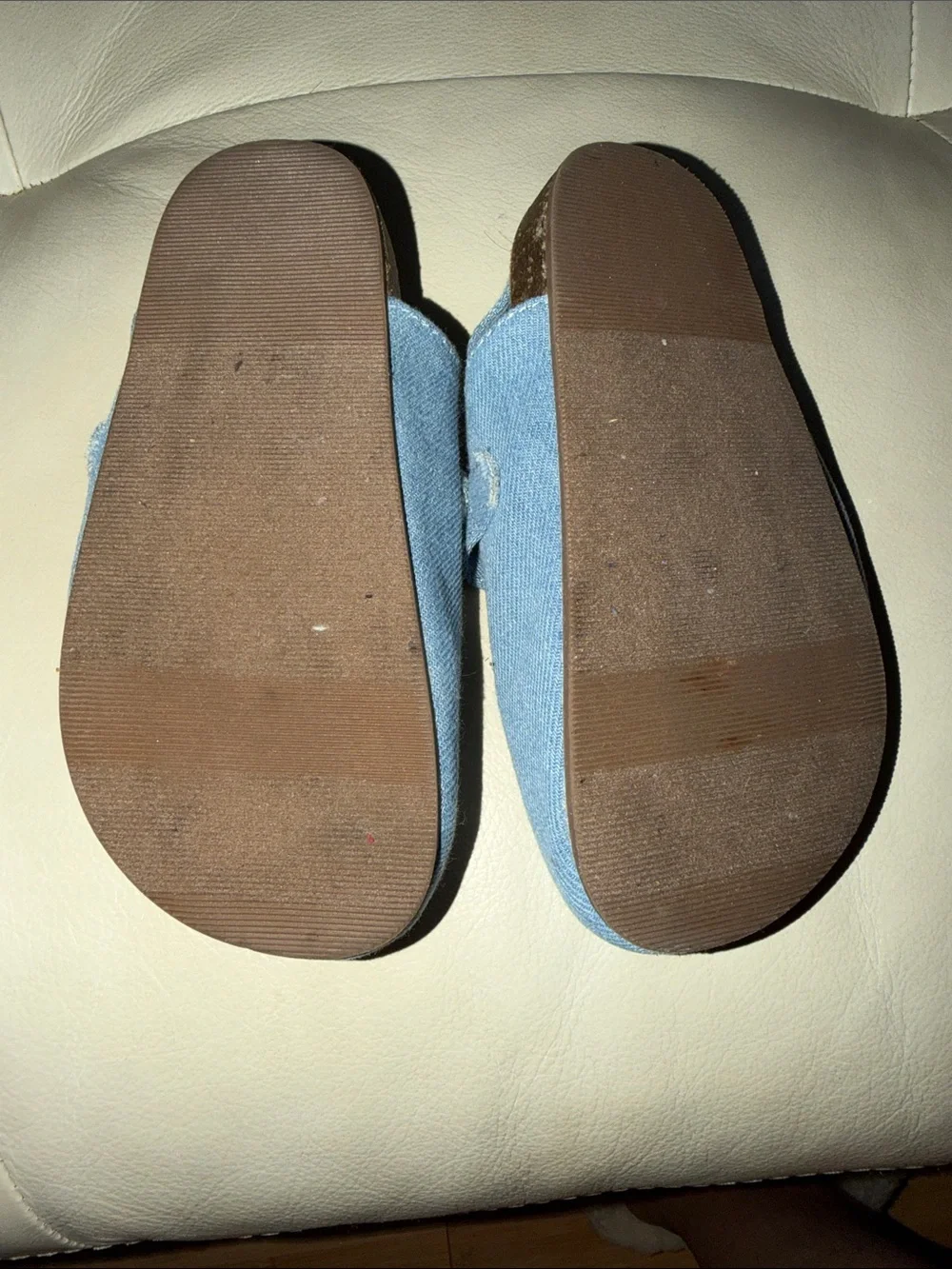 GAP Light Blue Embroidered Mary Jane Kids Shoes